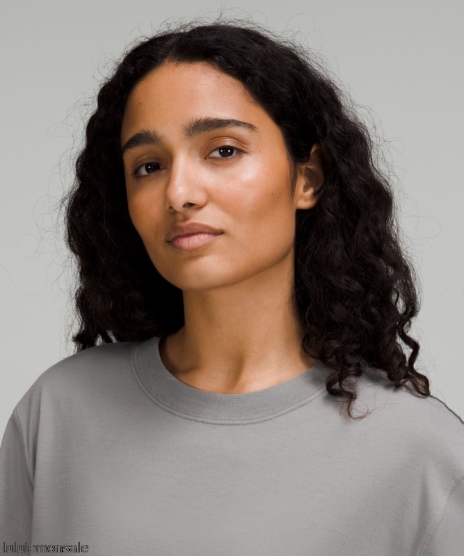 Lululemon Damen DELULU316 | Lululemon Deutschland Möwengrau All Yours Baumwoll-t-shirt